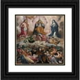thumbnail image 1 of Cornelis de Vos 20x20 Black Ornate Framed Double Matted Museum Art Print Titled: Last Judgement (1589 - 1619), 1 of 5