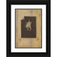 thumbnail image 1 of Cornelius Norbertus Gijsbrechts 17x24 Black Ornate Framed Double Matted Museum Art Print Titled: Trompe L’Oeil. Board Partition with a Still Life of Two Dead Birds Hanging on a Wal, 1 of 5