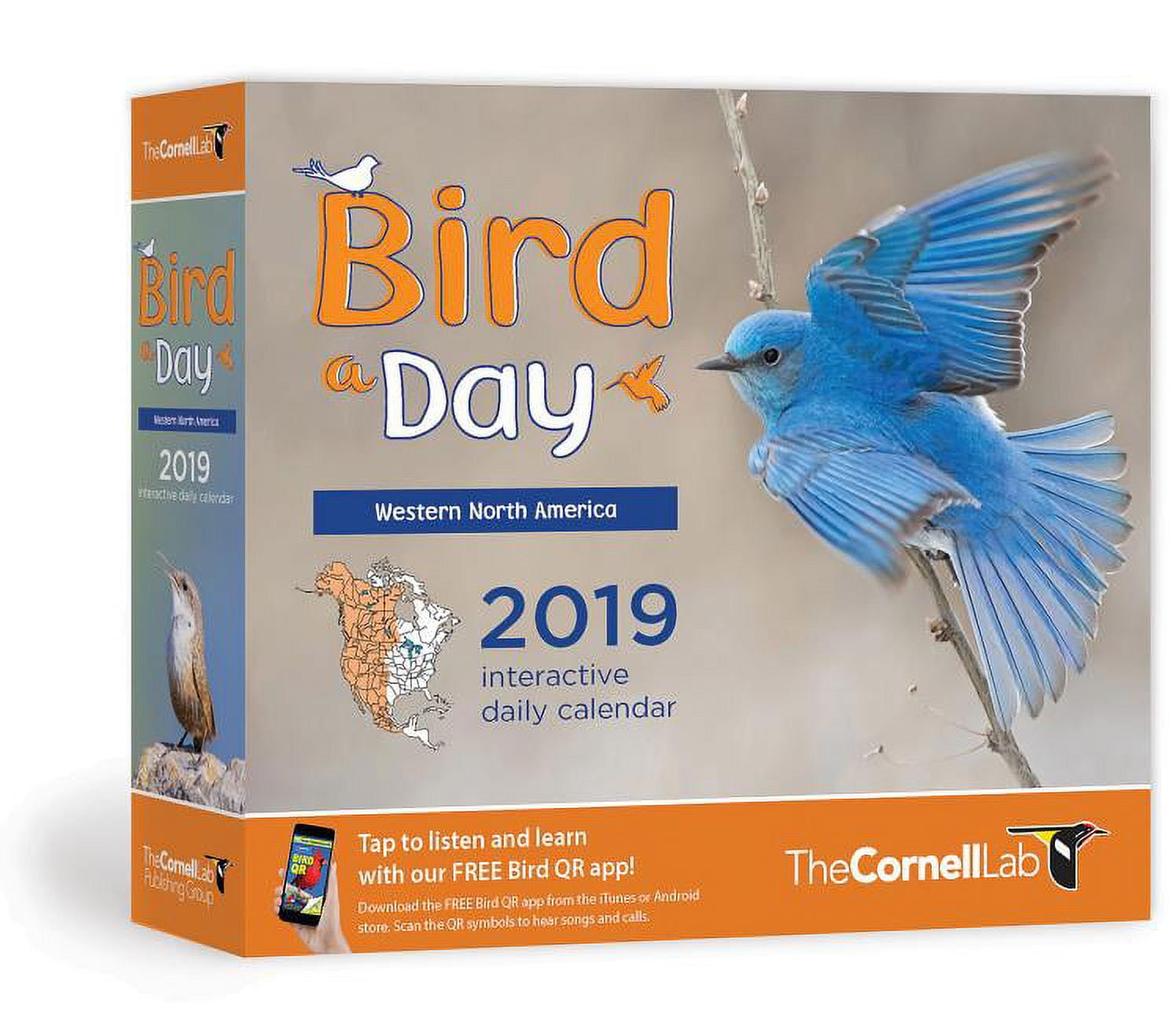 Cornell Lab of Ornithology Bird a Day 2019 Daily Calendar Western