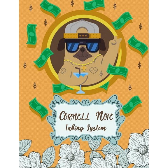 Cornell Note Taking System : Dog relax, Note Taking Notebook, For Students, Writers, school supplies list, Notebook 8.5 x 11- 120 Pages (Paperback)