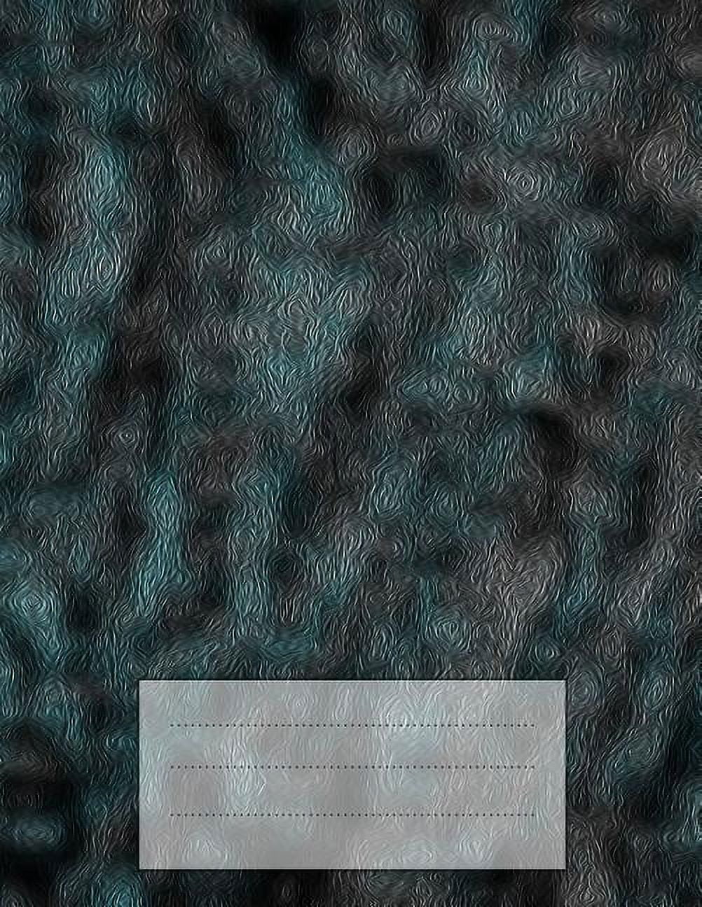 Cornell Notes Notebook: Abstract Black 8.5" x 11" (Paperback)