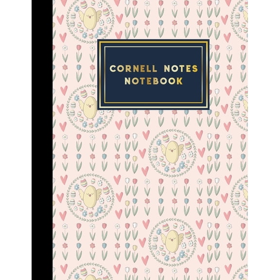 Cornell Notes Notebook: Cornell Notes Notebook: Cornell Note Taking Books, Cornell Notes Pad, Note Taking System Notebook, Cute Easter Egg Cover, 8.5" x 11", 200 pages (Paperback)