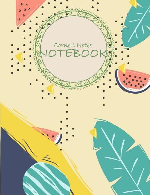 Cornell Notes Notebook : Note Taking Notebook, For Students, Writers, school supplies list, Notebook 8.5 x 11- 120 Pages (Paperback)