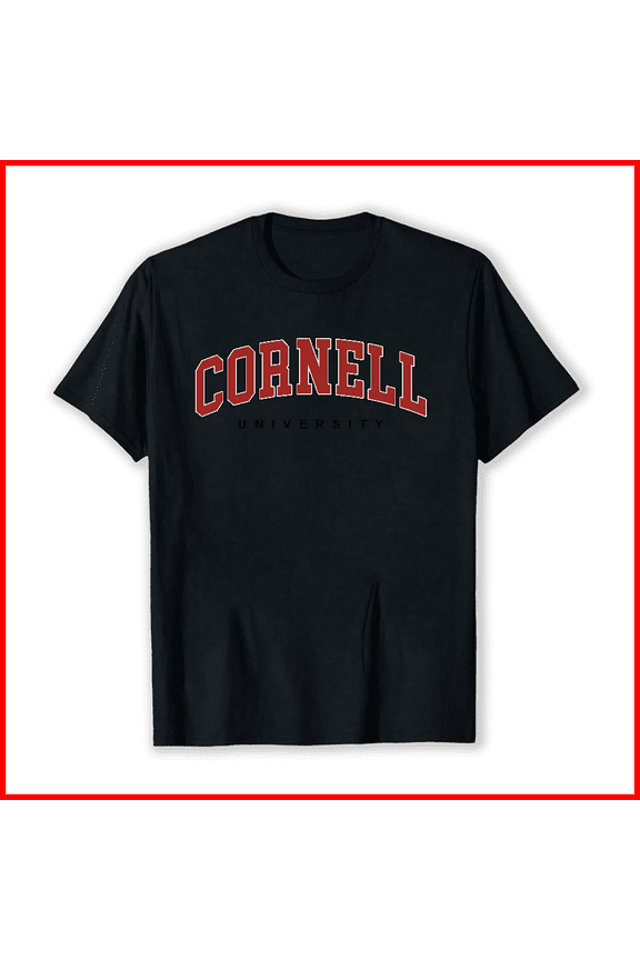 Cornell University Ivy League Vintage College Crewneck Collegiate Pride Unisex T-Shirt V91017, up to Size 5XL