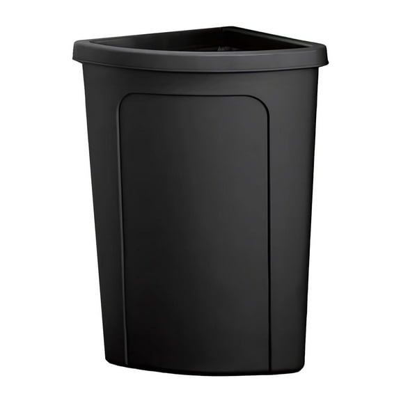 Corner 21 Gallon Kitchen Trash Can, Commercial Heavy-Duty Waste Bin, Garbage Bin, Durable Waste Container, Recycling Bin, Plastic Wastebasket for Garage, Hotels, Office, Restaurants