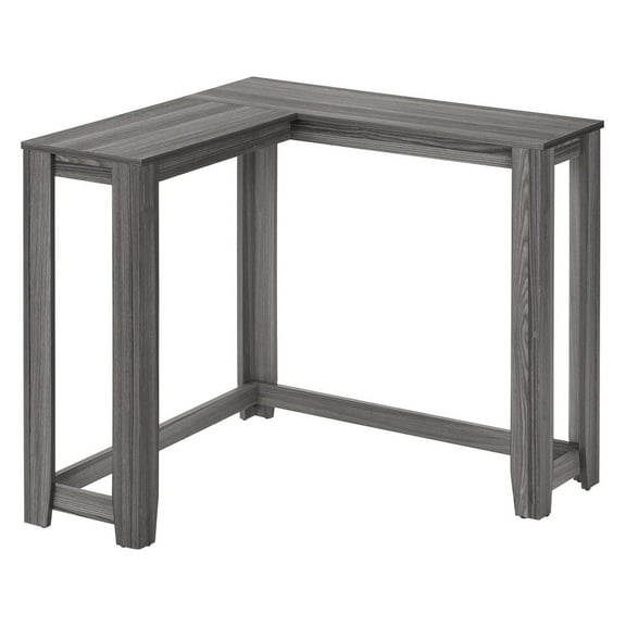 Accent Table, Console, Entryway, Narrow, Corner, Living Room, Bedroom, Grey Laminate, Contemporary, Modern