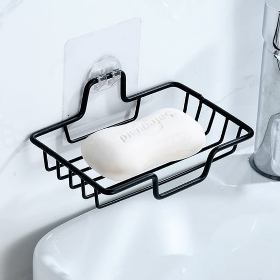 Corner Adhesive Shower Caddy, with Soap Holder Rustproof Stainless Steel Bathroom Organizer, No Drilling Wall Mounted Rack