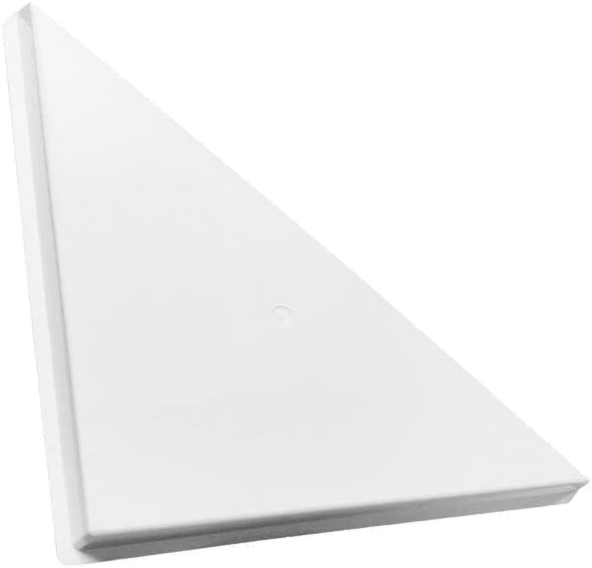 Corner Air Diverter (Triangle) For 2'X2' Ceiling Air Diffuser (5