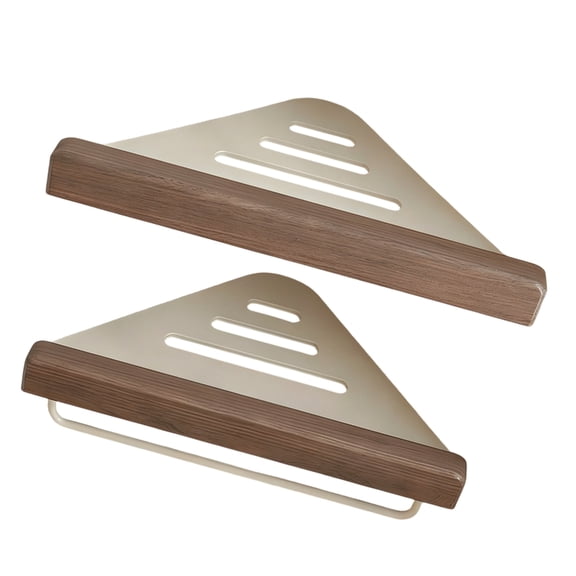 Corner Basket Bathroom Shower Shelf Wall Mounted Corner Triangle Basket