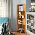 thumbnail image 1 of Corner Bookcase A-Shaped Display Bookshelf Multifunctional Storage Display, 1 of 17