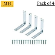Corner Brace Zinc-Plated 2 inch (Set of 4) By Mascot Hardware