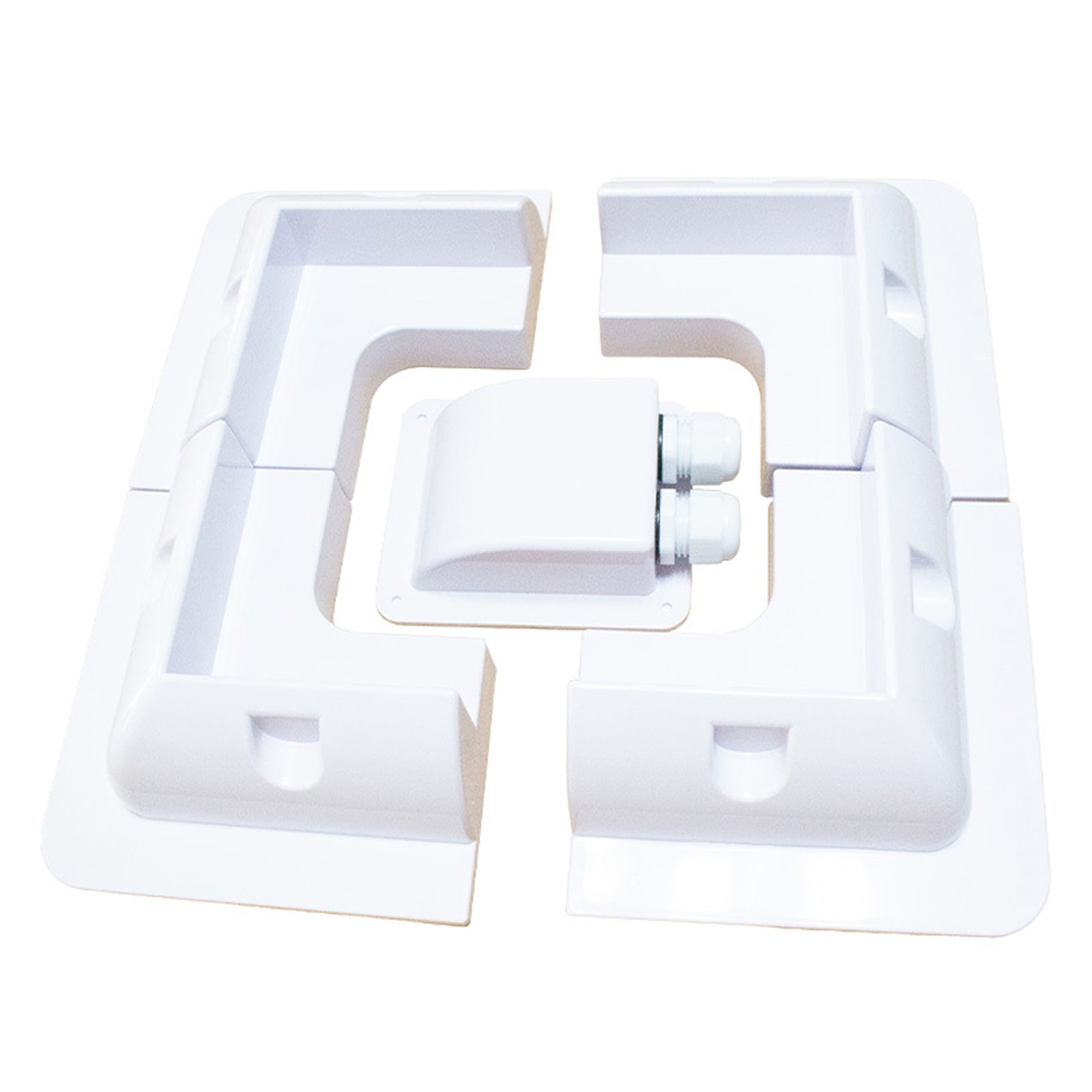 Wood Frame Rv Pad Corner Bracket Support Kit for Wood Frame RV Boat Campers Caravans Hood ...