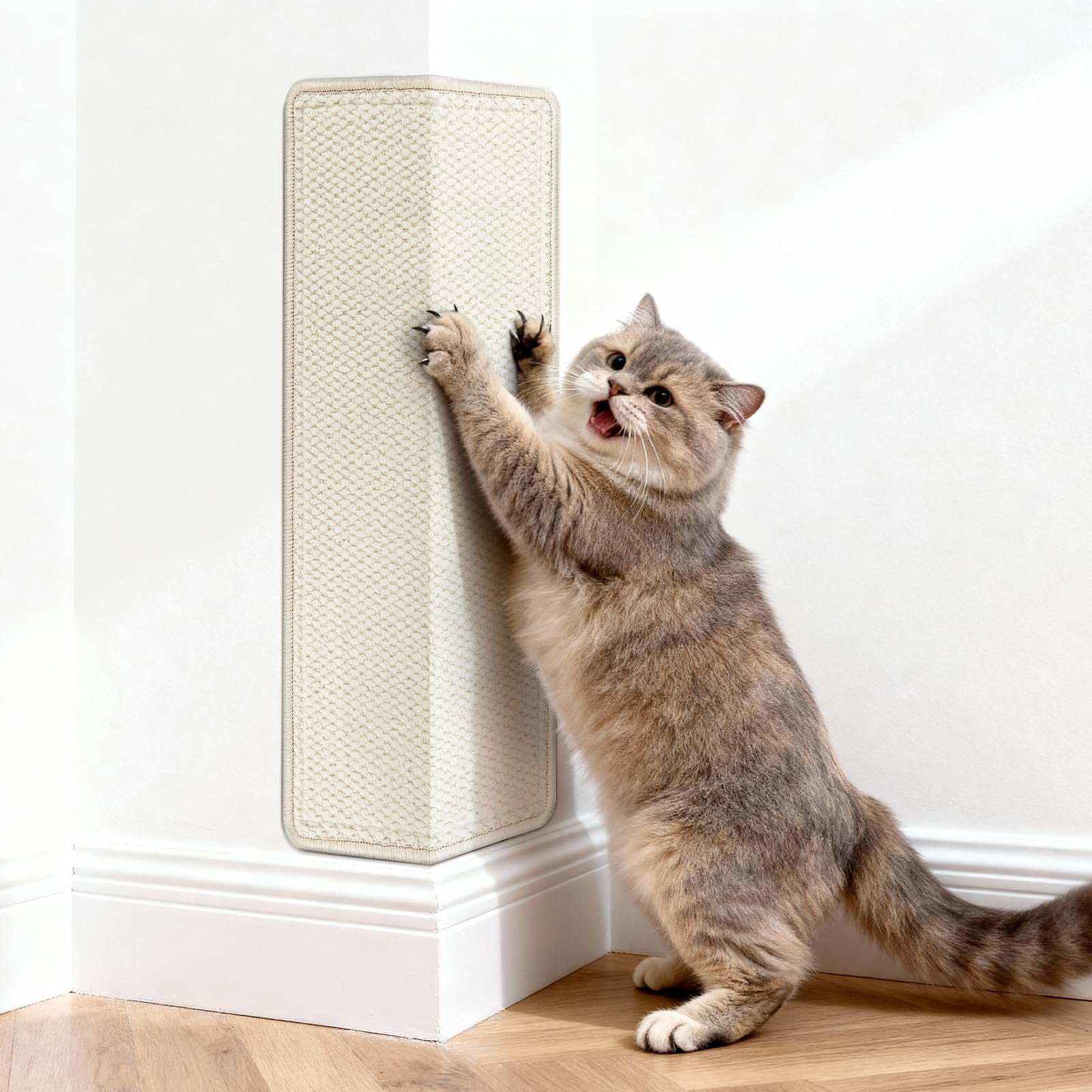 ​ Corner Cat Scratcher Wall Mounted For Indoor Cats  Pad Door Frame 19.6x9.8 Inch Anti Scratch Furniture Protector Couches And Walls​