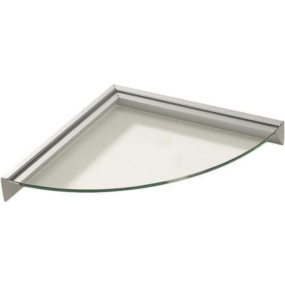 Corner Clear Glass Shelf Kit