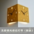 thumbnail image 1 of Corner Clock Double-Sided Wall Clock Living Room Creative Simple Modern Two-Side Wall Clock Punch-Free Fashion Yang Angle Clock Ins Style, 1 of 1