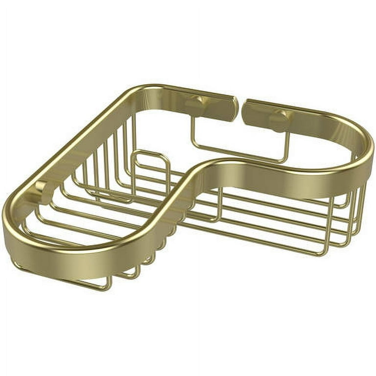 Solid Brass Corner Shower Basket