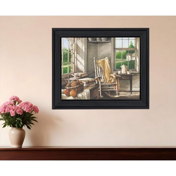 Corner Comforts Black Framed Print Wall Art