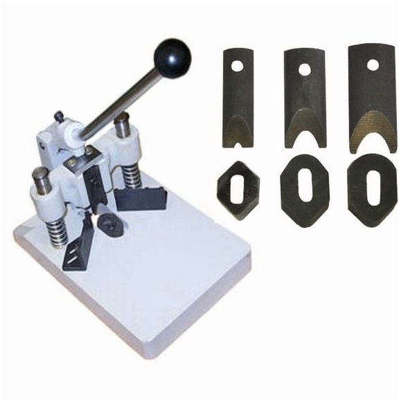 Corner Cutter Rounder Metal Heavy Duty 3dies, R6, R10 and R13 Dies Cuts Coroplast, Foam Core, PVC and ABS plastic, Cards, Booklets, Magnet, Aluminum Sheets