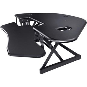 Corner Desk Risers and Monitor Stands for Efficient Workspaces
