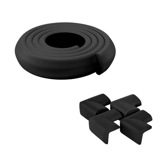 Corner Guard 78 Inch L Shape NBR Material Soft Elastic Buffer for Fireplace Countertop Stair Edge Home Safety