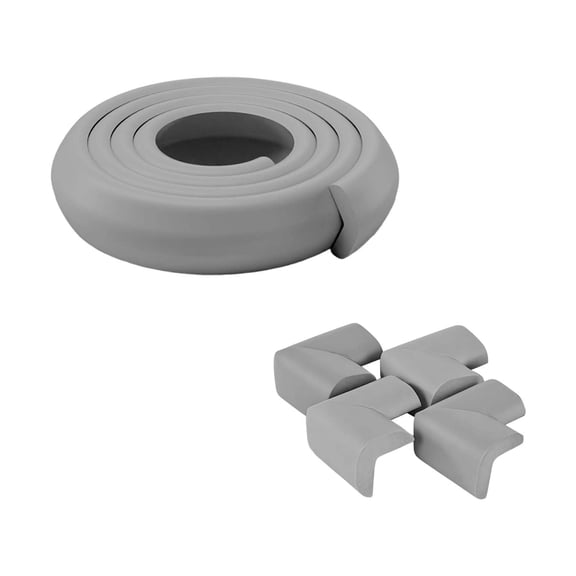 Corner Guard 78 Inch L Shape NBR Material Soft Elastic Buffer for Fireplace Countertop Stair Edge Home Safety