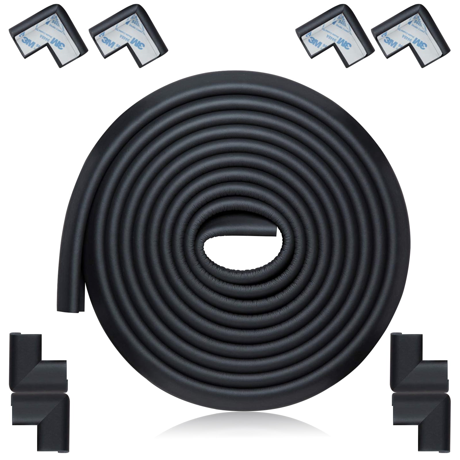 Corner Guard Protector Set, Safety PreTaped Furniture Bumper, Soft