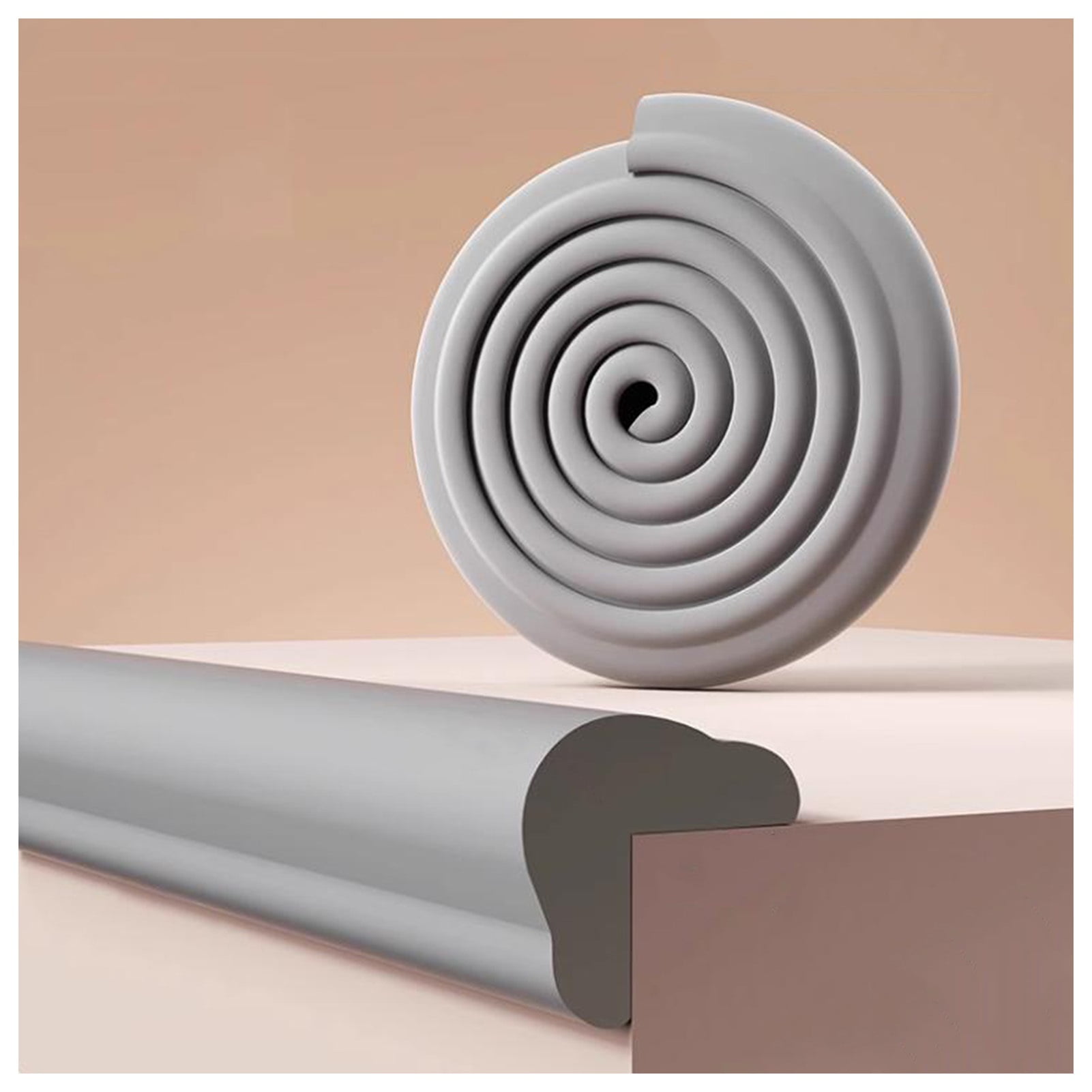 Corner Guards Edge Protectors, L-Shaped Proofing Protector Bumper Rubber Strip,Furniture Tables Foam Adhesive Collision For Table Edges Sharp Corners