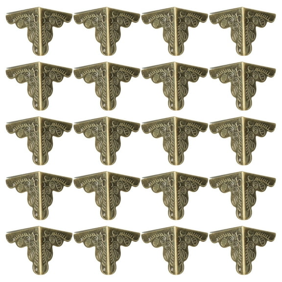 Corner Guards Protectors Box Furniture Guard Iron Safety Cover Bumpers Metal Corners Speaker Decorative Vintage Table