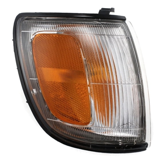 Corner Light Assembly with Incandescent Bulb and Clear Amber Lens for Passenger Side