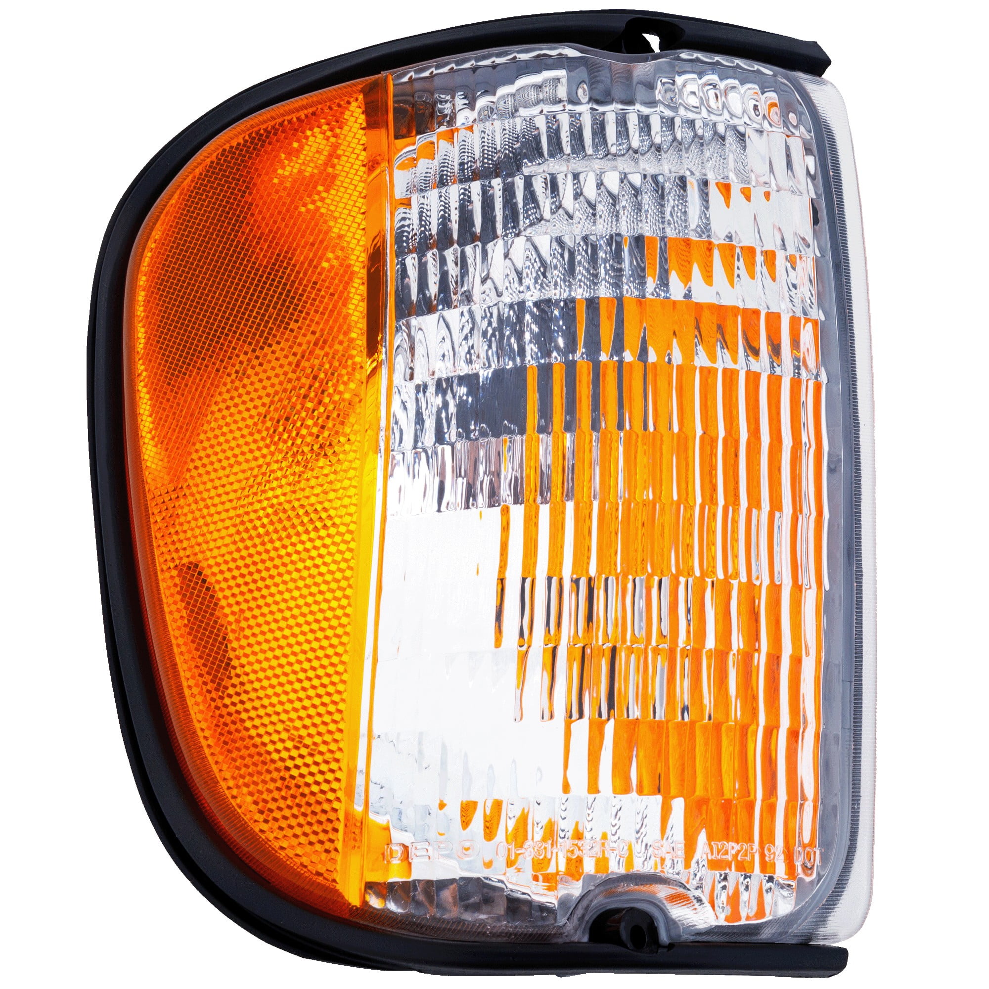 Corner Light Compatible with FORD ECONOLINE VAN 1992-2003 RH Lens and Housing Park/Side Marker Lamp To 12-2-2002