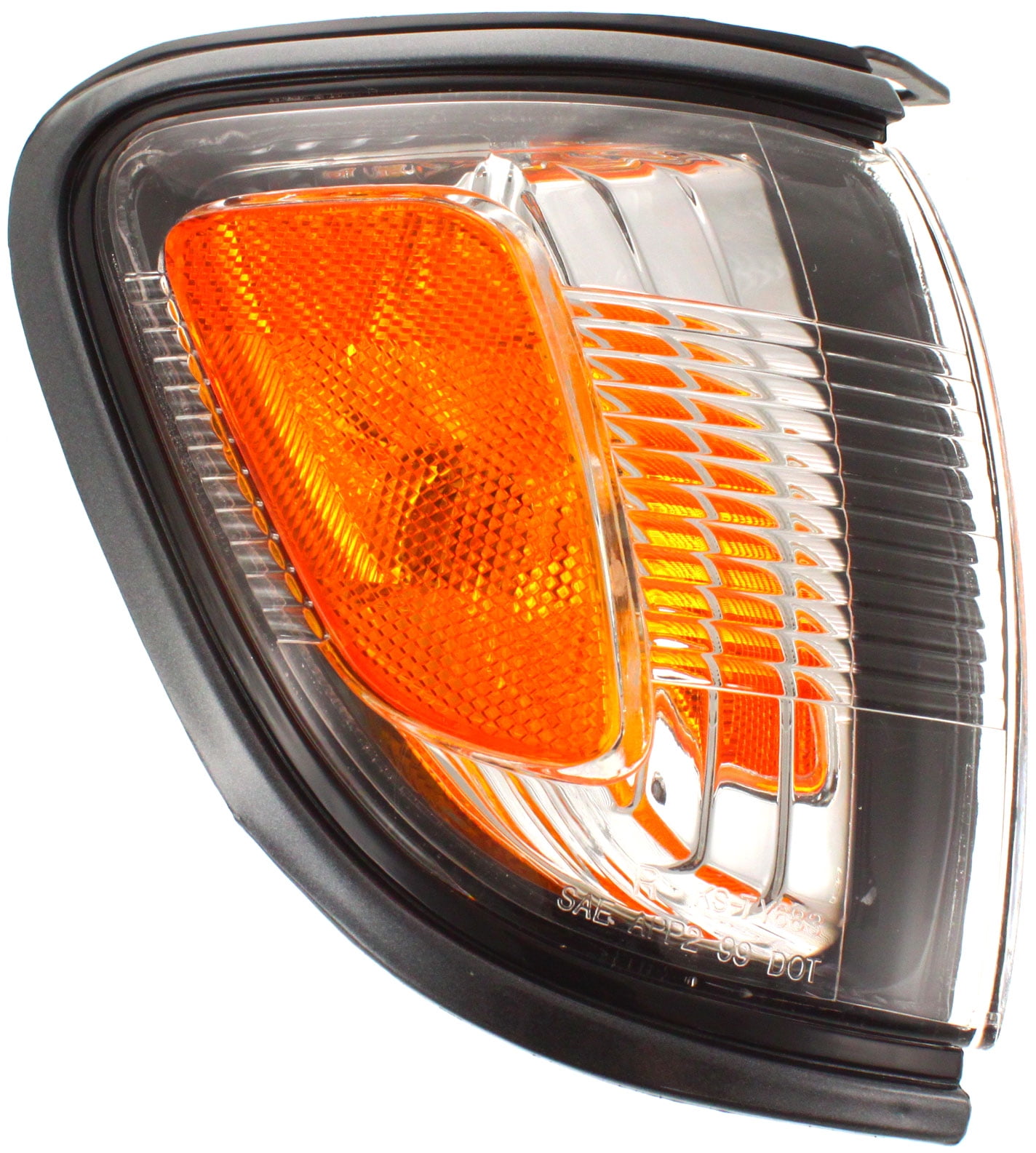 Corner Light Compatible with TOYOTA TACOMA 2001-2004 RH Assembly Park Lamp with Gray Trim