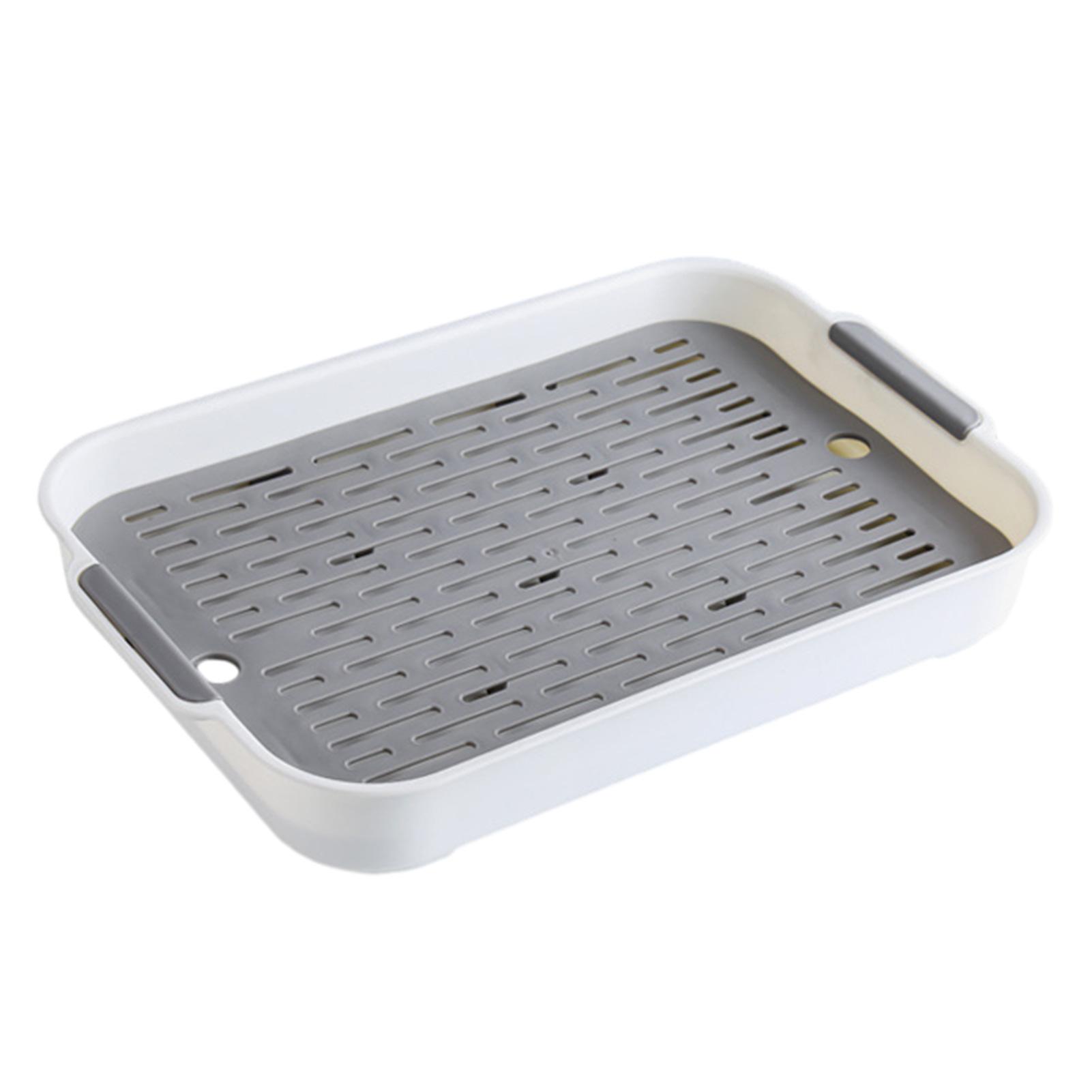 Corner Litter Tray Pet Toilet Potty Tray With Drainage Small