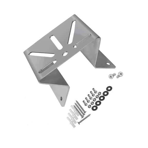 Corner Mount Bracket for Security Cameras in Stainless Steel Compact Design Bracket Effortless Setup Fit Broad Device