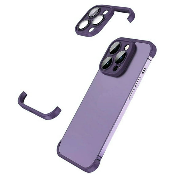 Corner Pad Protection For iPhone 15 Pro Max in Purple