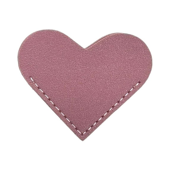 Corner Page Marker Winjeto, Book Lover Reading Accessory Leather Heart Bookmark Corner Protector For Novel Enthusiasts Bibliophile Gifts
