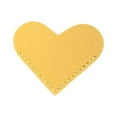 thumbnail image 1 of Corner Page Markers, Leather Heart Bookmarks, Pu Yellow Leather Heart Bookmarks, Cute Corner Page Markers for Book Lovers, Handmade, Durable, Set of 6 Colors, by Goohae, 1 of 4