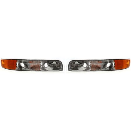 Corner Parking Turn Signal Light Lamp Left & Right Pair Set for Chevy Truck