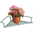 Corner Plant Caddy Storage Shelf, Durable Coated Wire for Indoor