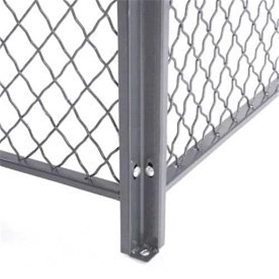 Corner Post - Gray - 8 ft. - Steel Construction - Durable Design