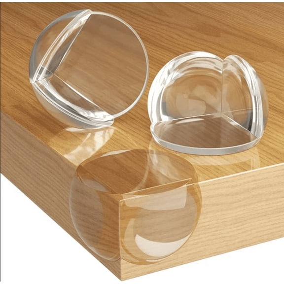 Corner Protector for Baby, Protectors Guards - Furniture Corner Guard & Edge Safety Bumpers - Baby Proof Bumper & Cushion to Cover Sharp Furniture Table Edges - Transparent - 12 Pack