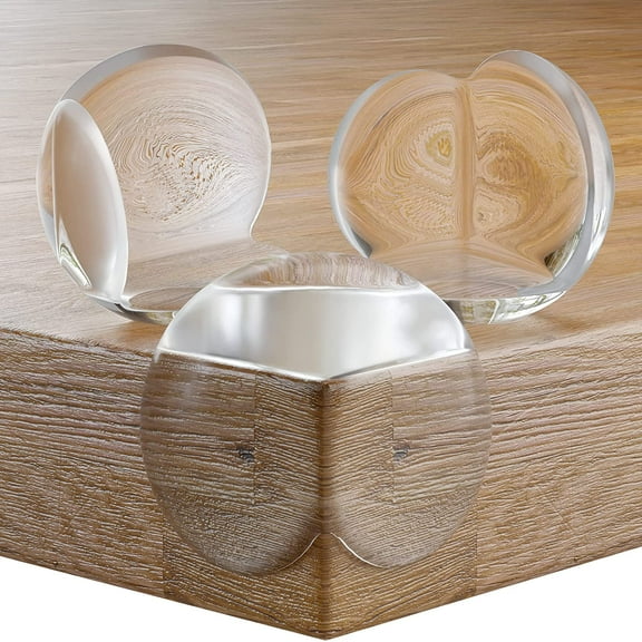 Corner Protector for Baby, Protectors Guards - Furniture Corner Guard & Edge Safety Bumpers - Baby Proof Cushion & Bumper to Cover Sharp Furniture & Table Edges - Clear and Transparent - (24 Pack)