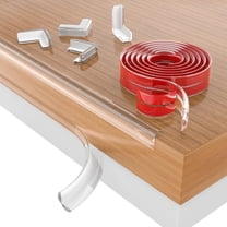 Corner Protectors Baby Proofing 9.9ft(3M) with 4 Corners,Corner Protector,Furniture Corner Guard & Edge Safety Bumpers, Soft Edge Protectors with Upgraded Pre-Taped Strong Adhesive