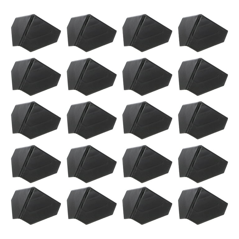 Plastic corners for shop furniture