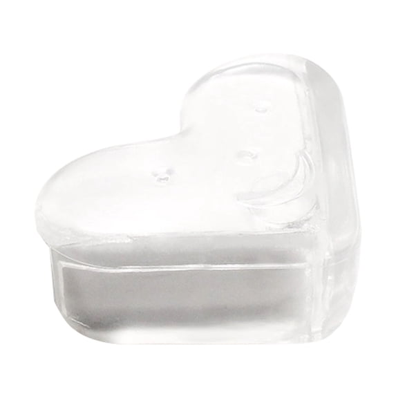 Corner Protectors, Silicone Corner Bumpers with Strong Adhesive, Thick Soft Edge Furniture Corner Guards for Cabinets, Safety Bumper Cushion for Furniture Wall Base & Edges,Heart-shaped, 1.1x0.4 in