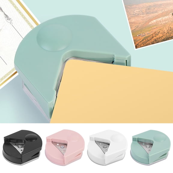 Corner Rounder Cutter, Paper Rounding Punch, Photo Corner Trimmer, Business Card Edge Cutter, Chamfering Tool for Papercraft, Handheld Rounded Corner Punch, Scrapbooking Corner Shaper