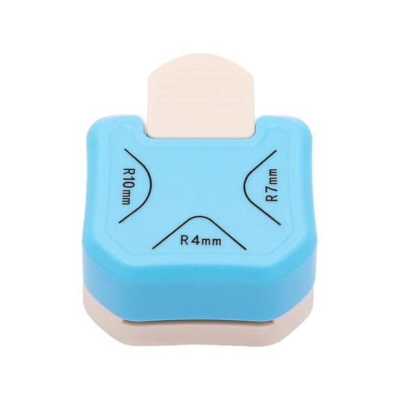 Corner Rounder Punch for Paper Craft and DIY Projects – 3-Way Corner Cutter with 4mm 7mm 10mm Cutting Sizes for Photo Cards Scrapbooking and Handmade Activities