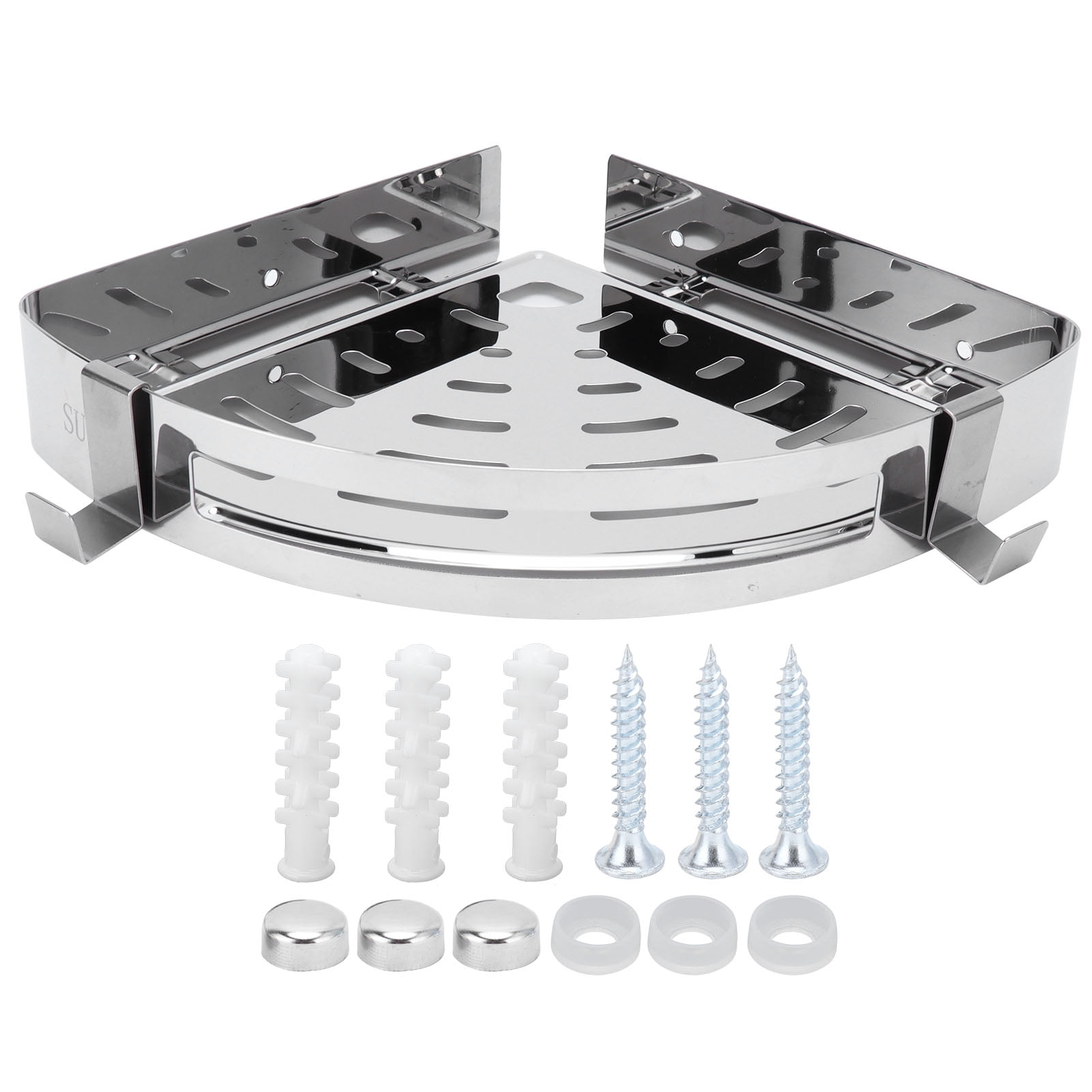 Corner Shelf 304 Stainless Steel Shower Organizer Wall Mounted Rack