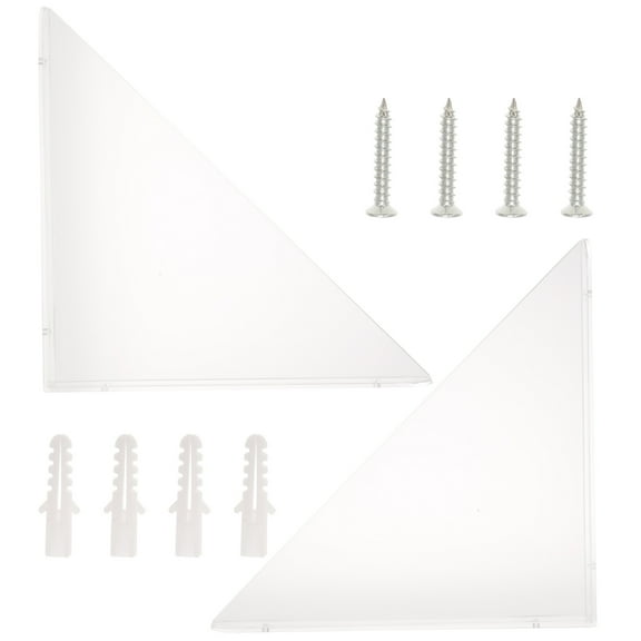 Corner Shelf Floating Shelves Ledges Triangle Storage Rack Triangle Wall-mounted Acrylic