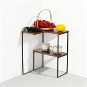 Corner Shelf Organizer, 3 Tier Moveable Countertop Organizer Organization for Kitchen, Bathroom, Spice Rack, Coffee Area, Over Sink, Dresser Table