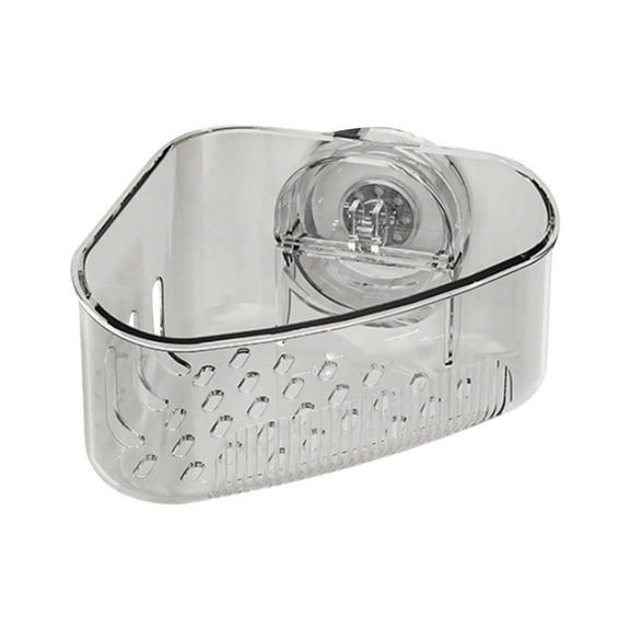 Corner Shelf Organizer Kitchen Sponge Holder Drain Rack Space Saving Storage Solution For Home And